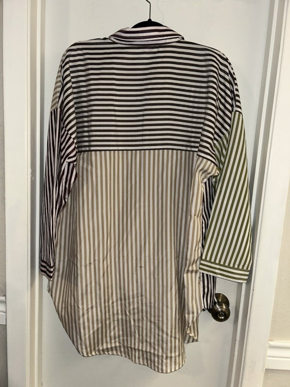 Cato Multicolored Stripped Buttoned Up Long Sleeved Businesses Casual Shirt XL - Picture 5 of 7
